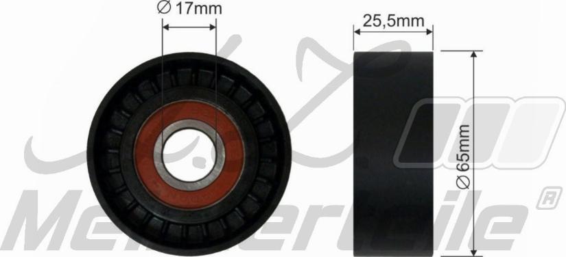 A.Z. Meisterteile AZMT-20-031-1298 - Паразитна / водеща ролка, пистов ремък vvparts.bg