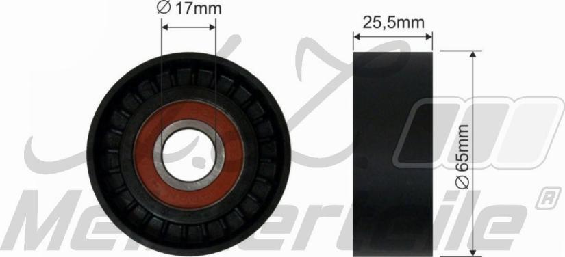 A.Z. Meisterteile AZMT-20-031-1212 - Паразитна / водеща ролка, пистов ремък vvparts.bg