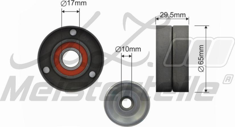 A.Z. Meisterteile AZMT-20-031-1235 - Паразитна / водеща ролка, пистов ремък vvparts.bg