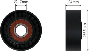 A.Z. Meisterteile AZMT-20-031-2435 - Паразитна / водеща ролка, пистов ремък vvparts.bg