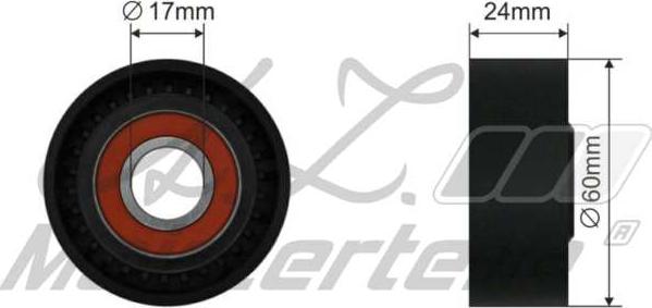 A.Z. Meisterteile AZMT-20-031-2182 - Паразитна / водеща ролка, пистов ремък vvparts.bg