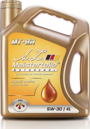 A.Z. Meisterteile MT-8R 5W-30 4L - Двигателно масло vvparts.bg