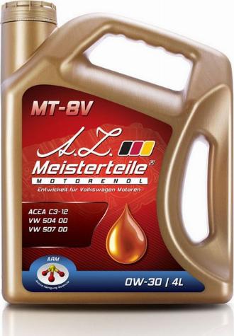 A.Z. Meisterteile MT-8V 0W-30 4L - Двигателно масло vvparts.bg