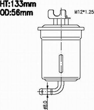 Azumi FSP26109 - Горивен филтър vvparts.bg