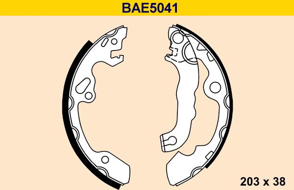 Barum BAE5041 - Комплект спирачна челюст vvparts.bg