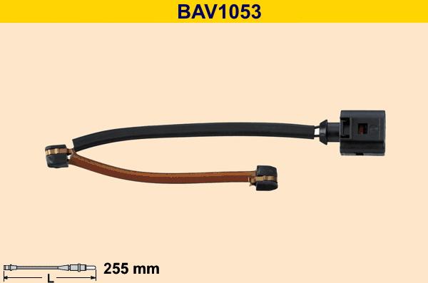 Barum BAV1053 - Предупредителен контактен сензор, износване на накладките vvparts.bg