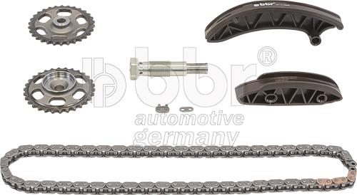 BBR Automotive 001-10-23880 - Комплект ангренажна верига vvparts.bg