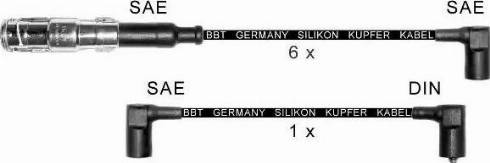 BBT ZK414 - Комплект запалителеи кабели vvparts.bg