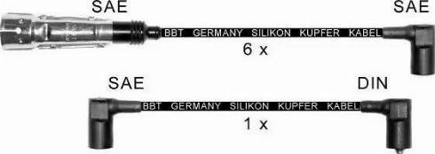 BBT ZK417 - Комплект запалителеи кабели vvparts.bg