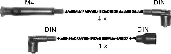 BBT ZK0924 - Комплект запалителеи кабели vvparts.bg