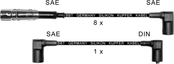 BBT ZK0410 - Комплект запалителеи кабели vvparts.bg