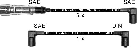 BBT ZK0417 - Комплект запалителеи кабели vvparts.bg