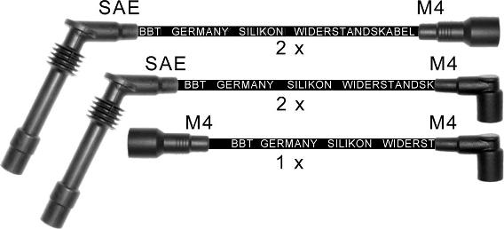 BBT ZK0749 - Комплект запалителеи кабели vvparts.bg