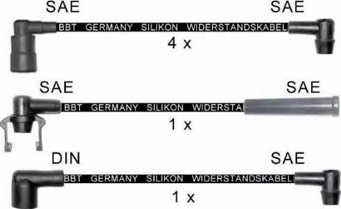 BBT ZK149 - Комплект запалителеи кабели vvparts.bg