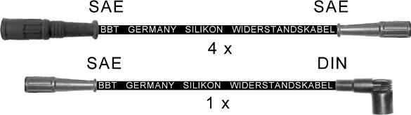 BBT ZK1354 - Комплект запалителеи кабели vvparts.bg