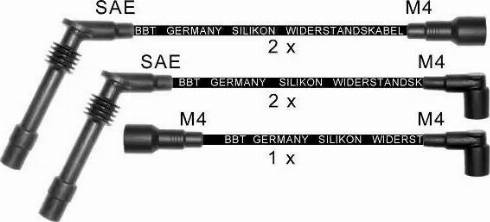 BBT ZK749 - Комплект запалителеи кабели vvparts.bg