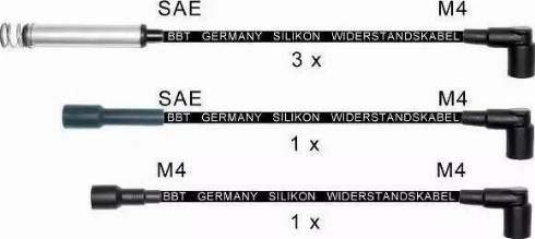 BBT ZK781 - Комплект запалителеи кабели vvparts.bg