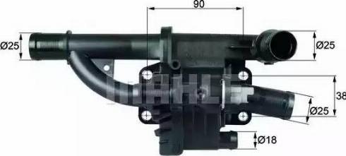 BEHR TH 40 83 - Термостат, охладителна течност vvparts.bg