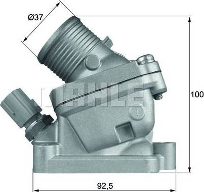 BEHR TH 36 90D - Термостат, охладителна течност vvparts.bg