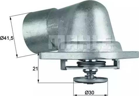 BEHR TI 46 92D - Термостат, охладителна течност vvparts.bg