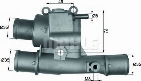 BEHR TI 141 88 - Термостат, охладителна течност vvparts.bg