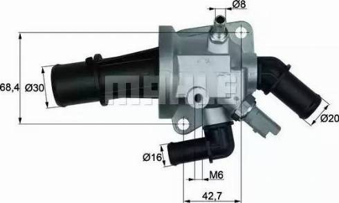 BEHR TI 153 88 - Термостат, охладителна течност vvparts.bg