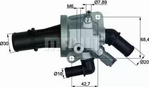 BEHR TI 164 88 - Термостат, охладителна течност vvparts.bg