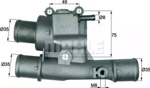 BEHR TI 130 88 - Термостат, охладителна течност vvparts.bg