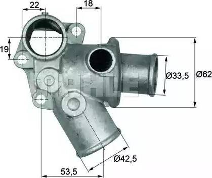 BEHR TI 73 80D - Термостат, охладителна течност vvparts.bg