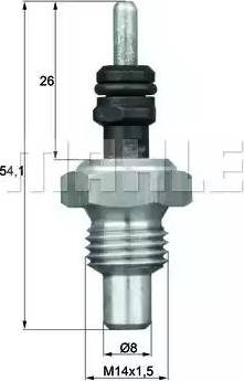 BEHR TSE 5 - Датчик, температура на охладителната течност vvparts.bg