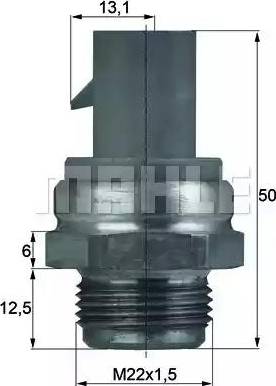 BEHR TSW 14D - Термошалтер, вентилатор на радиатора vvparts.bg