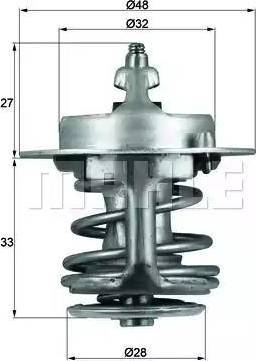 BEHR TX 63 83 - Термостат, охладителна течност vvparts.bg