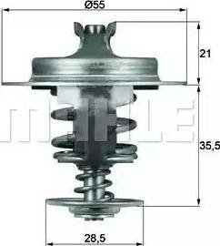 BEHR TX 67 83D - Термостат, охладителна течност vvparts.bg