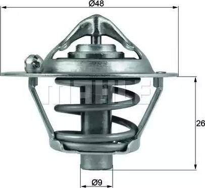 BEHR TX 108 82D - Термостат, охладителна течност vvparts.bg