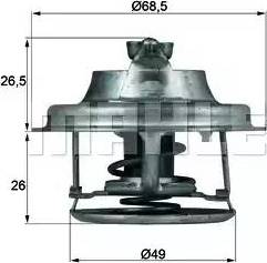 BEHR TX 102 82D - Термостат, охладителна течност vvparts.bg