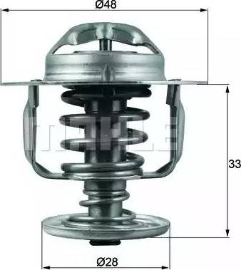 BEHR TX 110 82D - Термостат, охладителна течност vvparts.bg