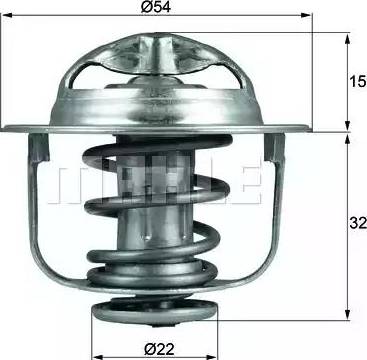 BEHR TX 120 89D - Термостат, охладителна течност vvparts.bg