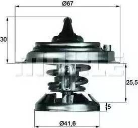 BEHR TX 29 80D - Термостат, охладителна течност vvparts.bg