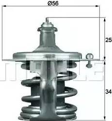 BEHR TX 79 78D - Термостат, охладителна течност vvparts.bg