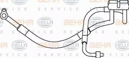 BEHR HELLA Service 9GS 351 337-141 - Тръбопровод за високо налягане / вакуум, климатизация vvparts.bg