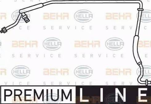 BEHR HELLA Service 9GS 351 337-301 - Тръбопровод високо налягане, климатизация vvparts.bg