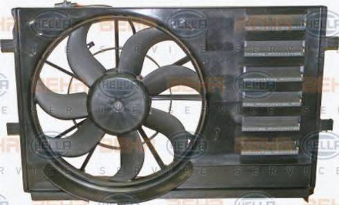 BEHR HELLA Service 8EW 351 032-081 - Вентилатор, конденсатор на климатизатора vvparts.bg