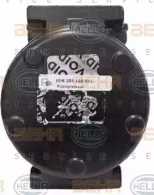 BEHR HELLA Service 8FK 351 108-511 - Компресор, климатизация vvparts.bg