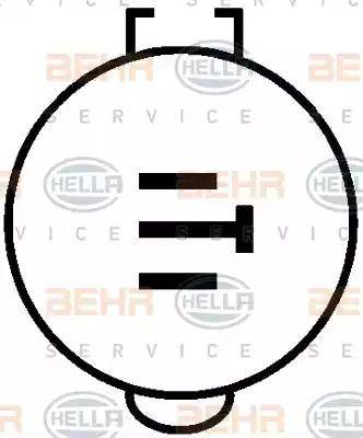 BEHR HELLA Service 8FK 351 110-781 - Компресор, климатизация vvparts.bg