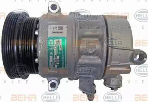 BEHR HELLA Service 8FK 351 322-341 - Компресор, климатизация vvparts.bg