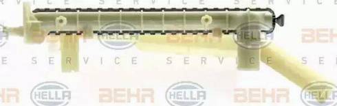 BEHR HELLA Service 8MK 376 900-101 - Радиатор, охлаждане на двигателя vvparts.bg