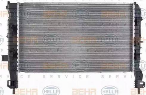 BEHR HELLA Service 8MK 376 910-284 - Радиатор, охлаждане на двигателя vvparts.bg