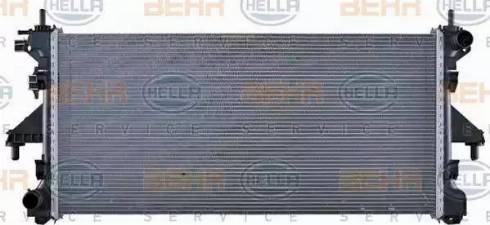 BEHR HELLA Service 8MK 376 745-101 - Радиатор, охлаждане на двигателя vvparts.bg