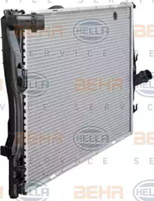 BEHR HELLA Service 8MK 376 754-051 - Радиатор, охлаждане на двигателя vvparts.bg