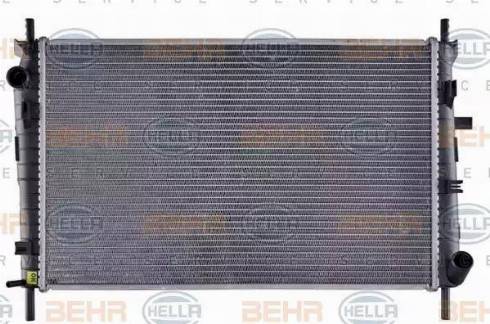 BEHR HELLA Service 8MK 376 706-631 - Радиатор, охлаждане на двигателя vvparts.bg